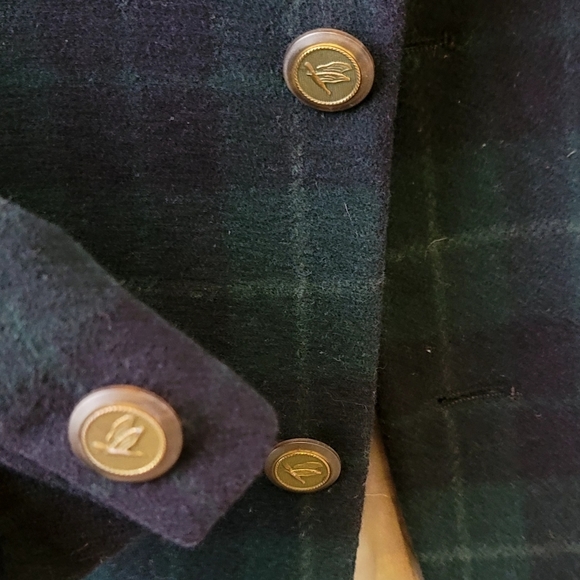 Vintage Plaid wool/fleece blazer - Picture 3 of 13